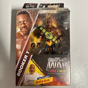 WWE Mattel Elite Monday Night War Booker T Action Figure (NO BAF)